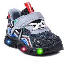 KIDS SHOES WITH LED LIGHT X-22-110 GREY