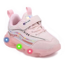 KIDS SHOES WITH LED LIGHT XL-88-56 PINK