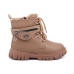 KIDS ANKLE BOOTS X-88-216 CAMEL